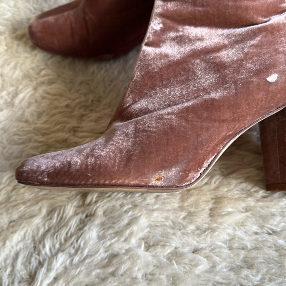 Zara Velvet Boots - Picture 13 of 13